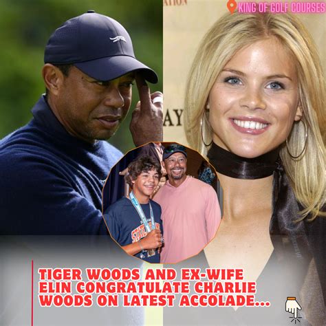 Tiger Woods congratulates ex